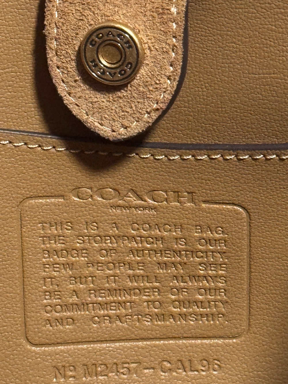 Coach Brooklyn 23 Sand Suede - Picture 5 of 5